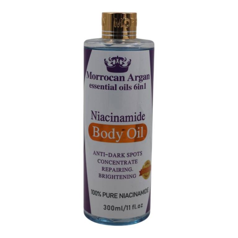 Moroccan Argan Essential oils 6In1 Niacynamide body oil-400ml