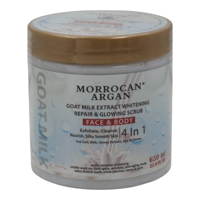 Morrocan Argan Goat Milk Extract Whitening Repair & Glow Scrub