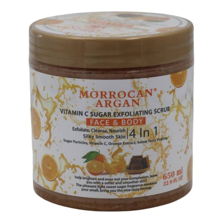 Morrocan Argan Vitamin C Sugar Exfoliating Scrub - 650ml