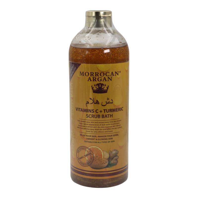 Morrocan Argan Vitamin C + Tumeric Scrub Bath