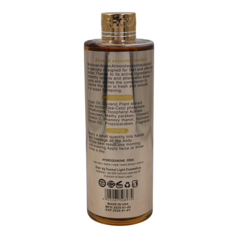 Morrocan Argan Essential Oils 6in1 Almond - 320ml